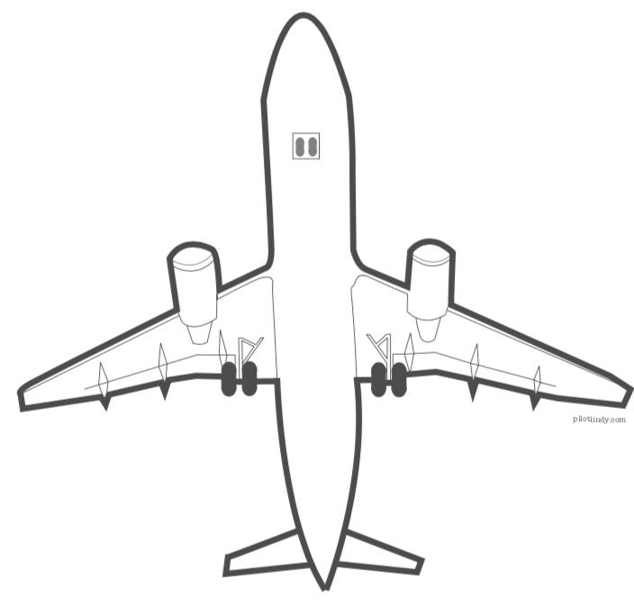 A320 Coloring Page