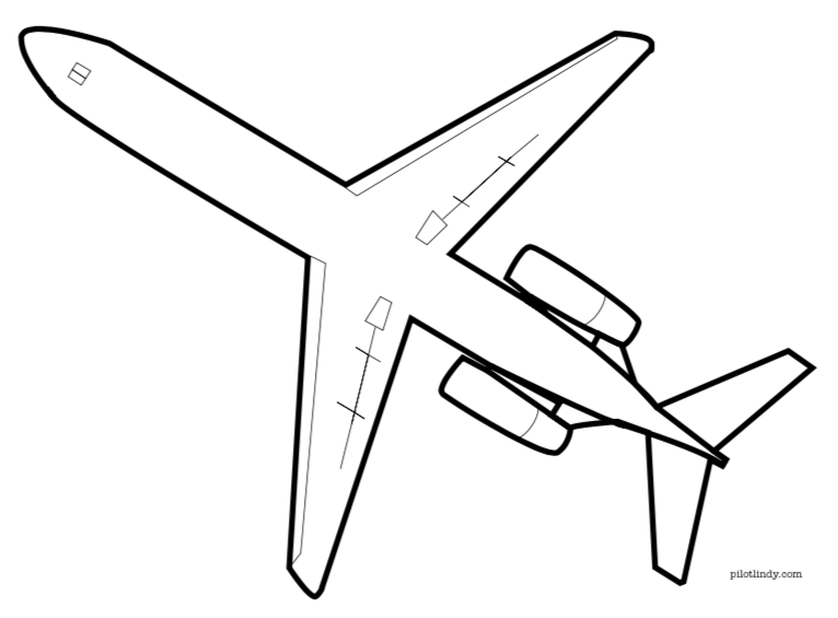 B717 Coloring Page